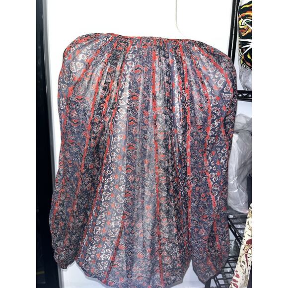 Ulla Johnson Women’s Long Sleeve 100% Silk Blouse Size 2 Us Sold Out EUC - Picture 3 of 8